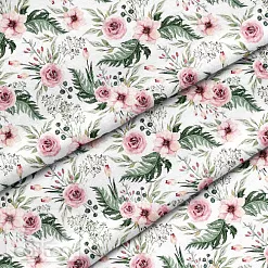 Отрез ткани 79х50 см "Розы" (Cotton)