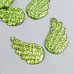 Набор акриловых украшений "Блестящие крылья. Зеленые", 2 шт (АртУзор) Набор акриловых украшений "Блестящие крылья. Зеленые", 2 шт (АртУзор)