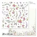 20х20 Бумага "Цветочная вуаль. Дизайн 8" (ScrapMania)
