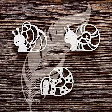 Набор украшений из чипборда "Уля" (ArtLines)