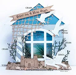 Набор бумаги 15х21 см "Cote d'Azur", 32 листа (Marianne design)