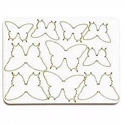 Набор украшений из чипборда "Бабочки 2" (AL) Набор украшений из чипборда "Бабочки 2" (AL)