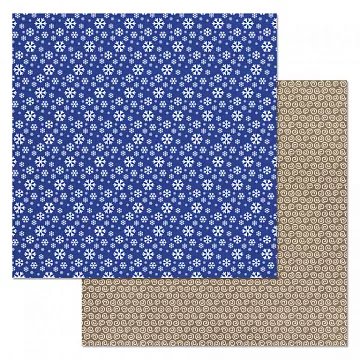 Бумага "Снеговички. Снежинки" (ScrapMania)