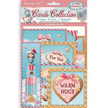 Набор карточек "Candy Christmas", 13 шт (Stamperia)