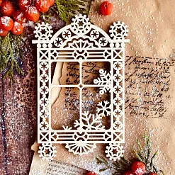 Чипборд "Зимнее окно", 8,1х12,2 см (WoodHome)
