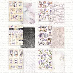 Набор бумаги А5 "Arоme de Provence. Для вырезания", 18 листов (DreamLight Studio)