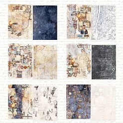 Набор бумаги А5 "Only Man", 12 листов (DreamLight Studio)