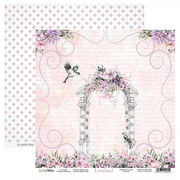 Бумага "LoveLand 1" (ScrapBoys)