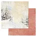 Набор бумаги 20х20 см "Сочельник", 12 листов (ScrapMania)