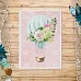 Тканевая карточка "Обнимая счастье. Розовое небо" (ScrapMania)
