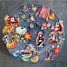 Набор высечек из ткани "Художница Осень", 30 шт (ScrapMania) Набор высечек из ткани "Художница Осень", 30 шт (ScrapMania)