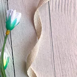 Киперная лента "Натуральная", длина 1 м, ширина 1 см (Gamma) Киперная лента "Натуральная", длина 1 м, ширина 1 см (Gamma)