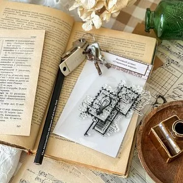 Штамп "Фон. Старинные марки", 10х15 см (DreamLight Studio)