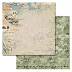 Набор бумаги 30,5х30,5 см "Родная", 12 листов (ScrapMania)