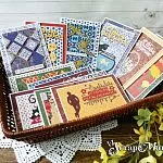 Скрапбукинг для начинающих. Фото мастер класс. 12 открыток из одной коллекции.