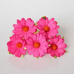 Букет крупных ромашек "Фуксия", 5 шт (Craft)