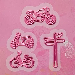 Набор ножей для вырубки "Велосипед и указатель" (Marianne design)