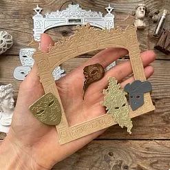 Нож "Весь мир - театр", 11,5х11,5 см (MimiCut)