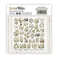 Набор вырубок "Romantic garden", 41 шт (ScrapBoys)
