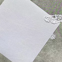 Дизайнерская бумага 30х30 см Twist White