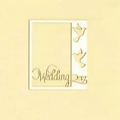Украшение из чипборда "Рамка. Wedding day" (Salvadorica)