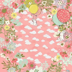 Бумага "Самая лучшая Я. Цветочная рамка" (SpringScrap)