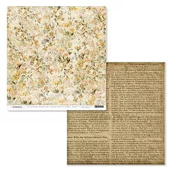 Бумага 30х30 см "Сохрани на память. Винтажные заметки" (Summer Studio)