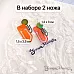Нож "Школьная жизнь. Скрепки", 1,5х3,5 см (ScrapMania)