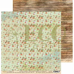 Набор бумаги 20х20 см "Бабушкин сад", 8 листов (EcoPaper)