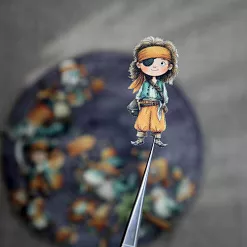 Набор тканевых высечек "Маленький пират", 29 шт (ScrapMania)