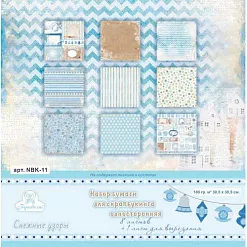 Набор бумаги 30,5х30,5 см "Снежные узоры", 9 листов (Рукоделие) Набор бумаги 30,5х30,5 см "Снежные узоры", 9 листов (Рукоделие)