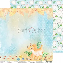 Бумага 30х30 см "Dino adventures 06" (CraftO'clock)