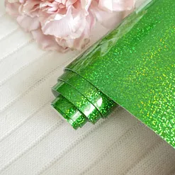 Отрез экокожи 30х69 см "Глянцевый глиттер. Зеленый" (Pty Китай) Отрез экокожи 30х69 см "Глянцевый глиттер. Зеленый" (Pty Китай)