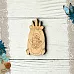Деревянное украшение "Этника. Детская. Медведь", с гравировкой (ScrapMania)