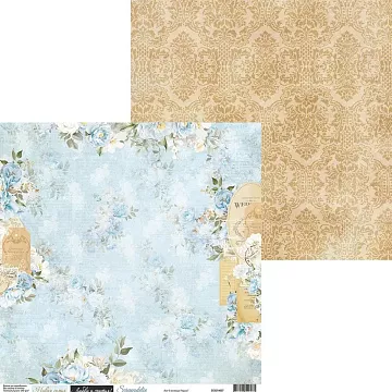 Бумага 30х30 см "Горько! Лист 05" (Scrapodelie)