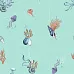 Отрез ткани 50х55 см "Морские глубины. В бирюзовом океане" (PEPPY)