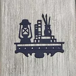 Нож "Полочка с книгами", 6х7 см (ArtScrap) Нож "Полочка с книгами", 6х7 см (ArtScrap)