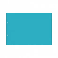 Набор пластиковых листов А4 "Прозрачные горизонтальные. 2 отверстия", толщина 0,5 мм (CraftStory)