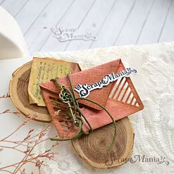 Нож "Конверты. С любовью", 6,5х7,5 см (ScrapMania)