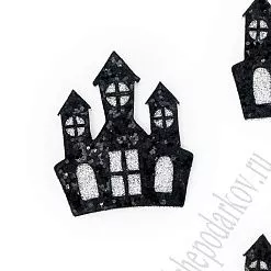 Украшение из ткани "Замок старинный", 3,9х4,5 см, 1 шт Украшение из ткани "Замок старинный", 3,9х4,5 см, 1 шт