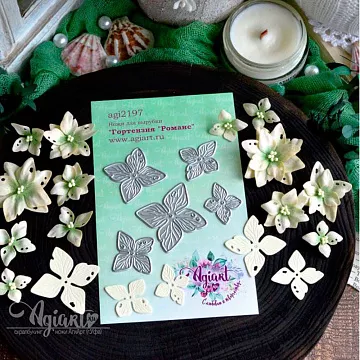Нож "Гортензия "Романс", 4,6х4,4 см (AgiArt)