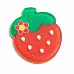Акриловое украшение "Клубничка", 2х2,3 см, 1 шт Акриловое украшение "Клубничка", 2х2,3 см, 1 шт