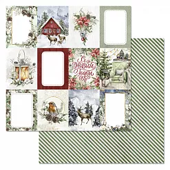 Бумага "Новогодние традиции. Карточки" (ScrapMania)