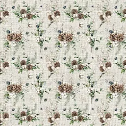 Бумага "Новогодние традиции. Букетики" (ScrapMania)