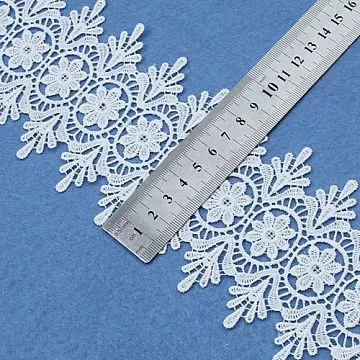 Кружево "Водные цветы", ширина 10,5 см, длина 1 м