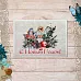 Тканевая карточка "Румяный Новый Год. С Новым годом" (ScrapMania)