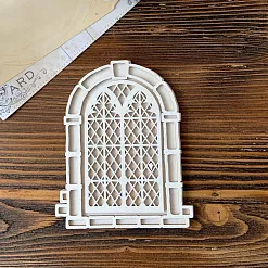 Чипборд 3D "Окно в кирпичной стене", 8,3х10 см (LeoMammy)