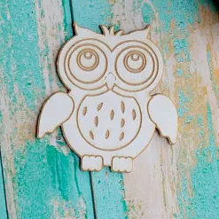 Украшение из чипборда "Сова" (ScrapКрым)