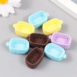 Набор миниатюр "Плетённая корзинка", 2,9х1,7х1,1 см, 8 шт (АртУзор)