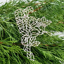 Чипборд "Леденцы на бантике", 5,8х9 см (LeoMammy)